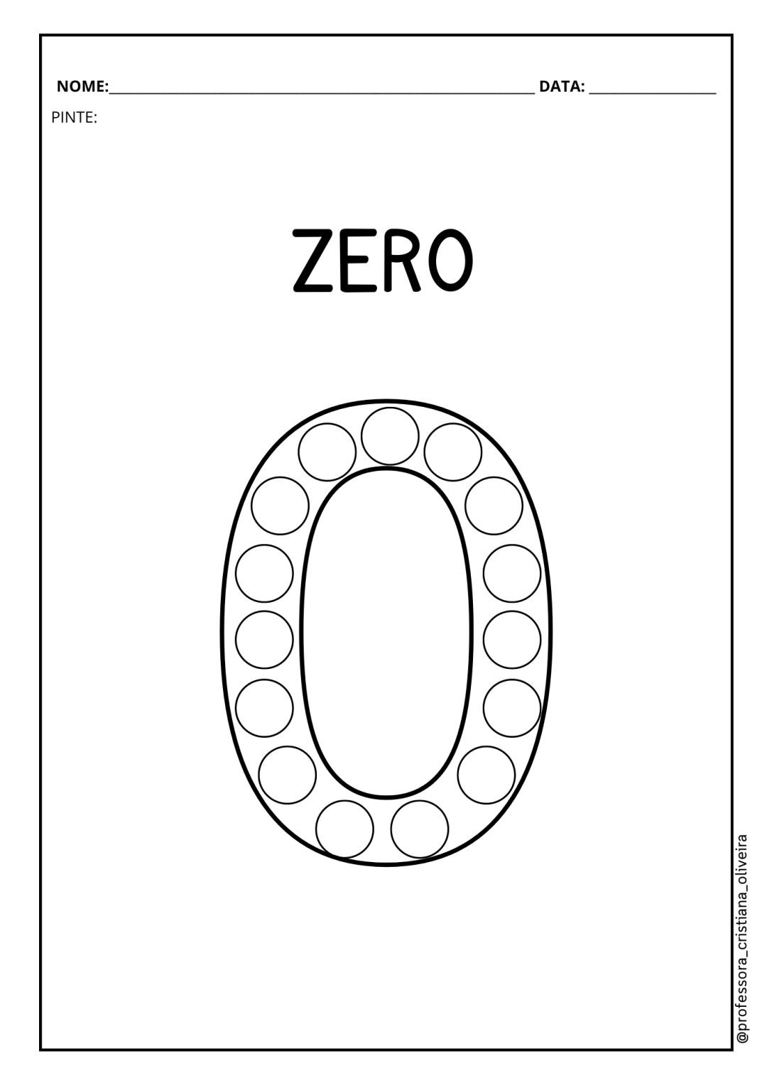 PINTURA A DEDO - NUMERAIS DE 0 A 10. - Image 2