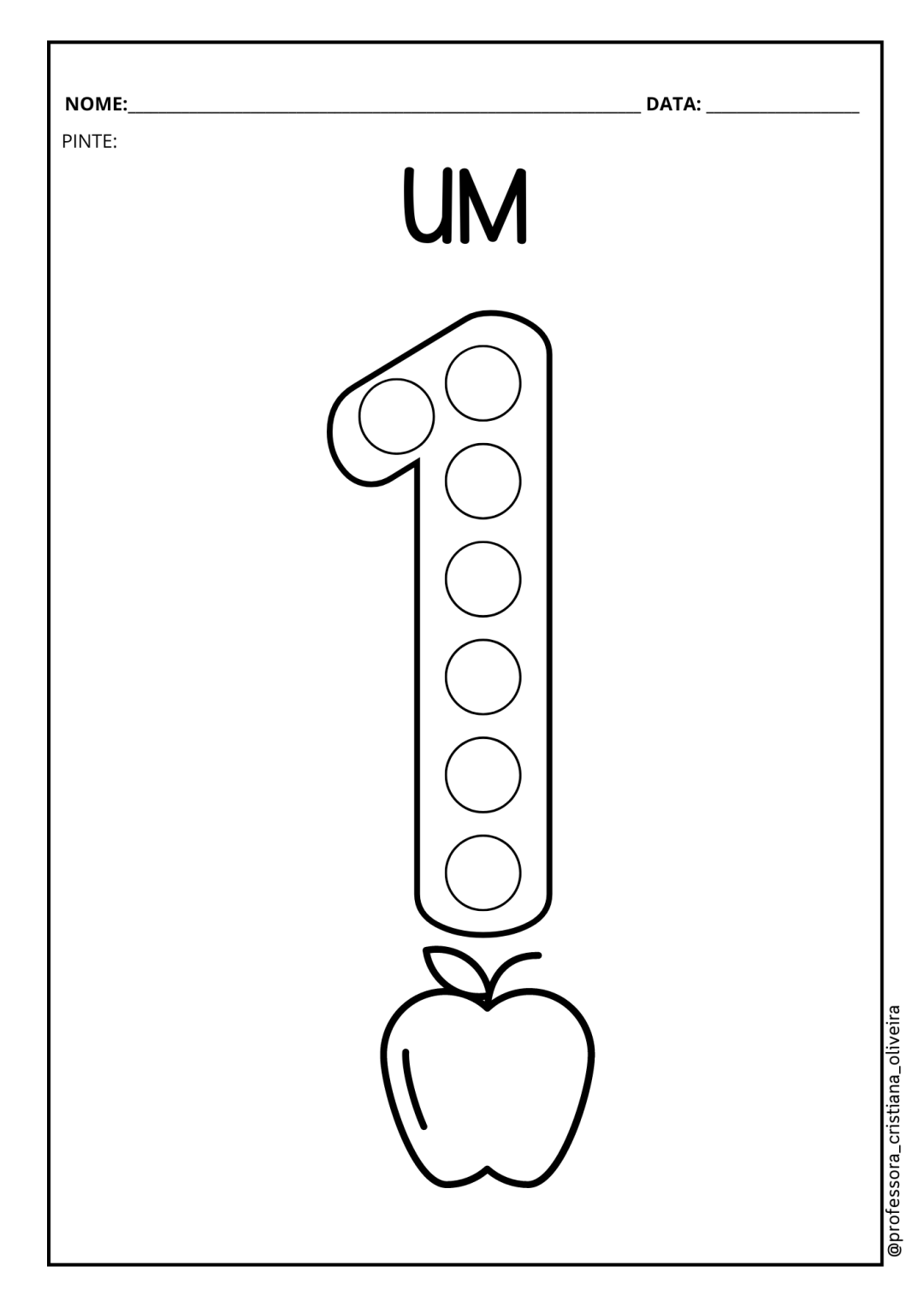 PINTURA A DEDO - NUMERAIS DE 0 A 10. - Image 3