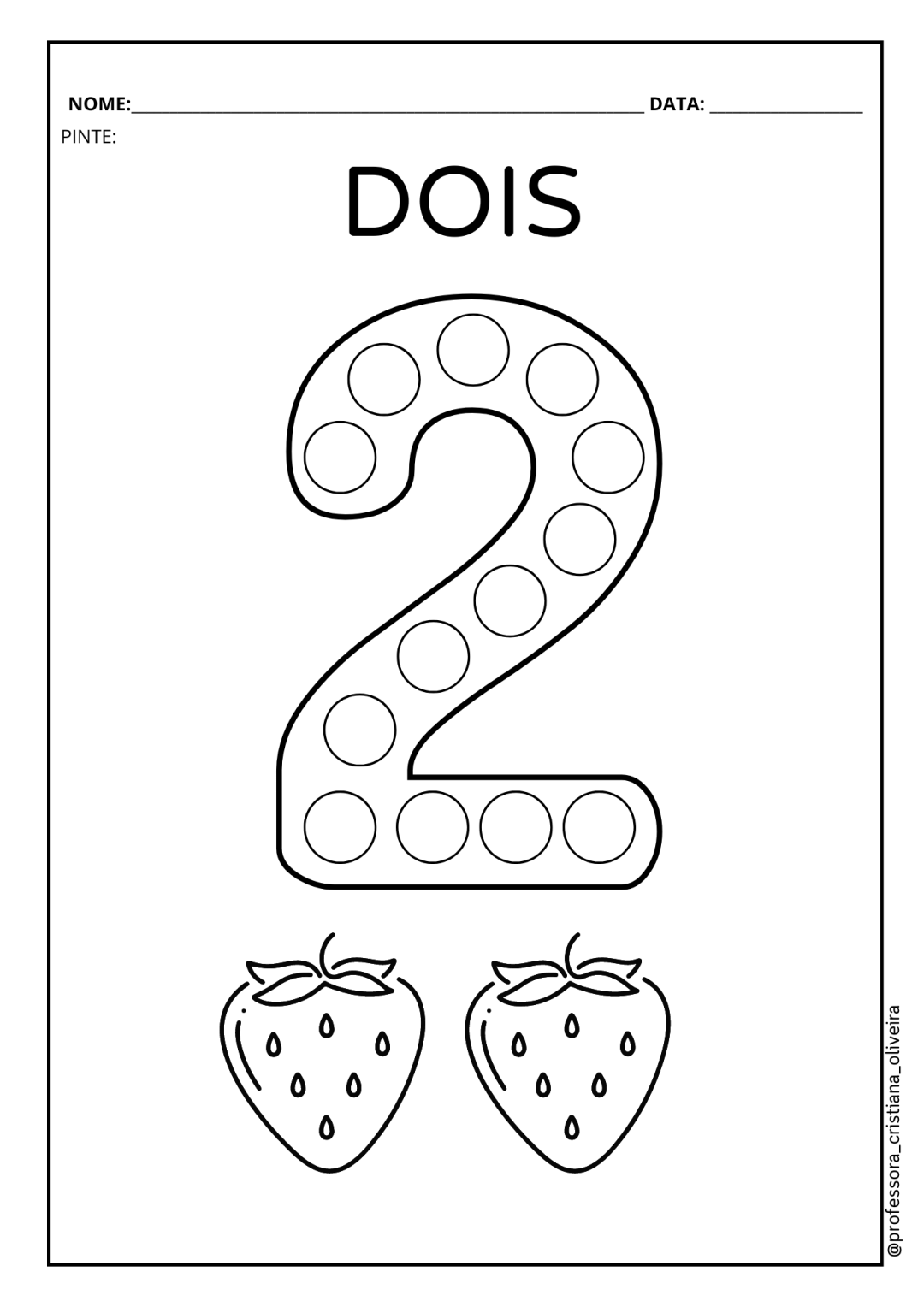 PINTURA A DEDO - NUMERAIS DE 0 A 10. - Image 4