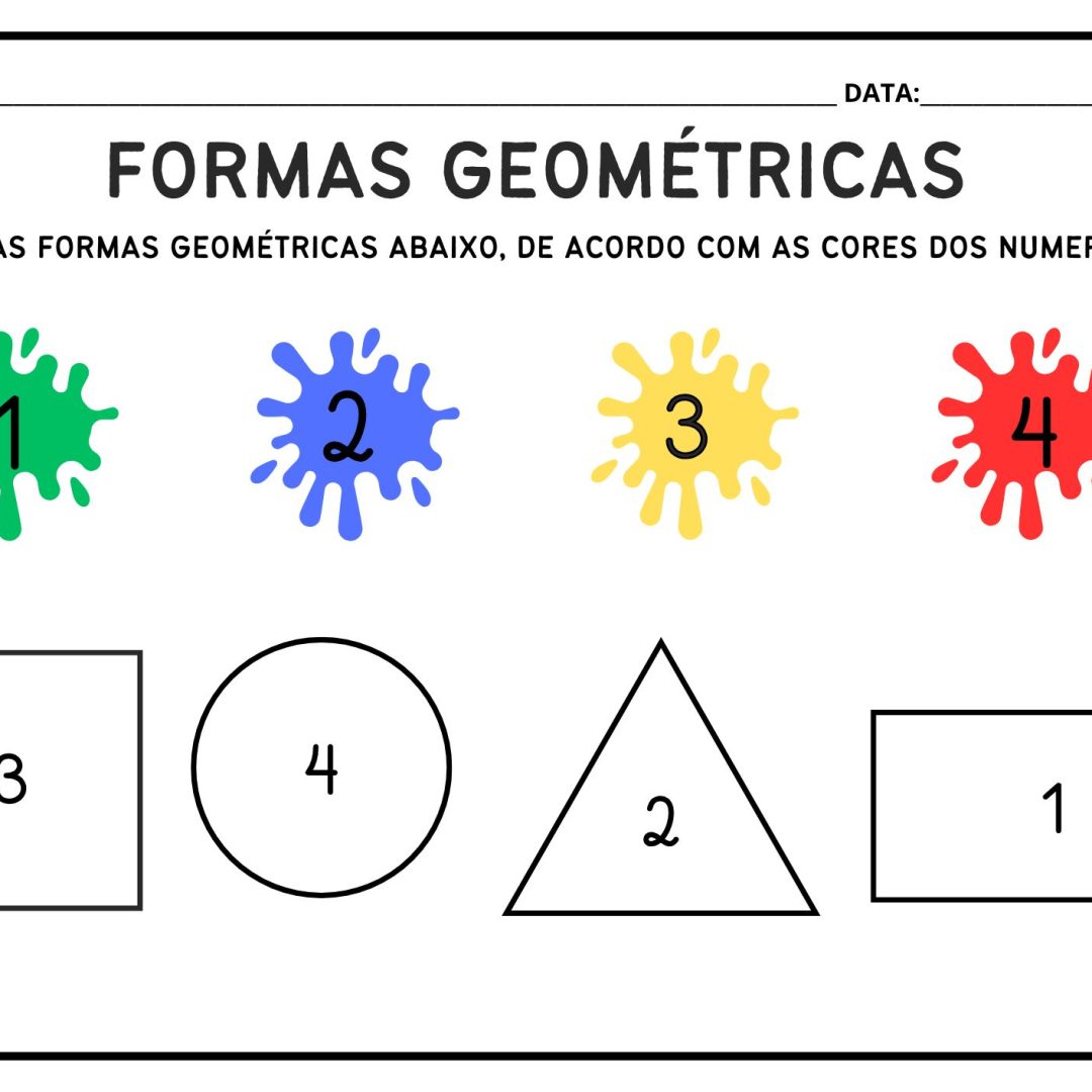 FORMAS GEOMÉTRICAS - CORES