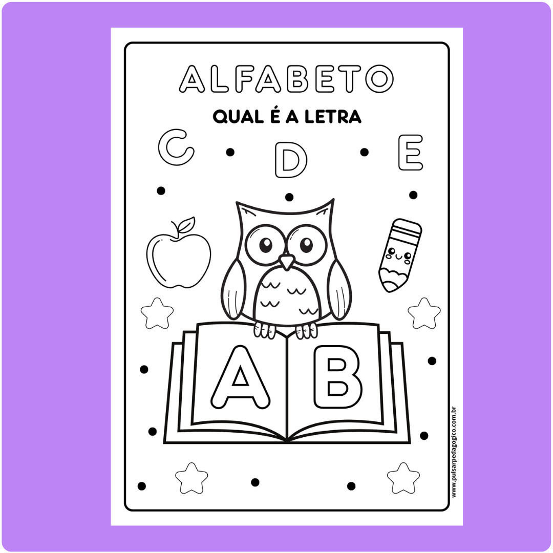 ALFABETO - QUAL É A LETRA