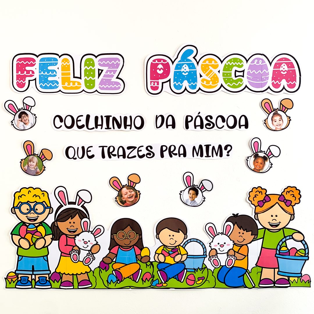 PAINEL DE PÁSCOA COELHINHOS