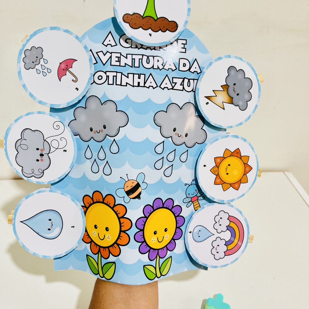 HISTÓRIA NA LUVA - A GRANDE AVENTURA DA GOTINHA AZUL