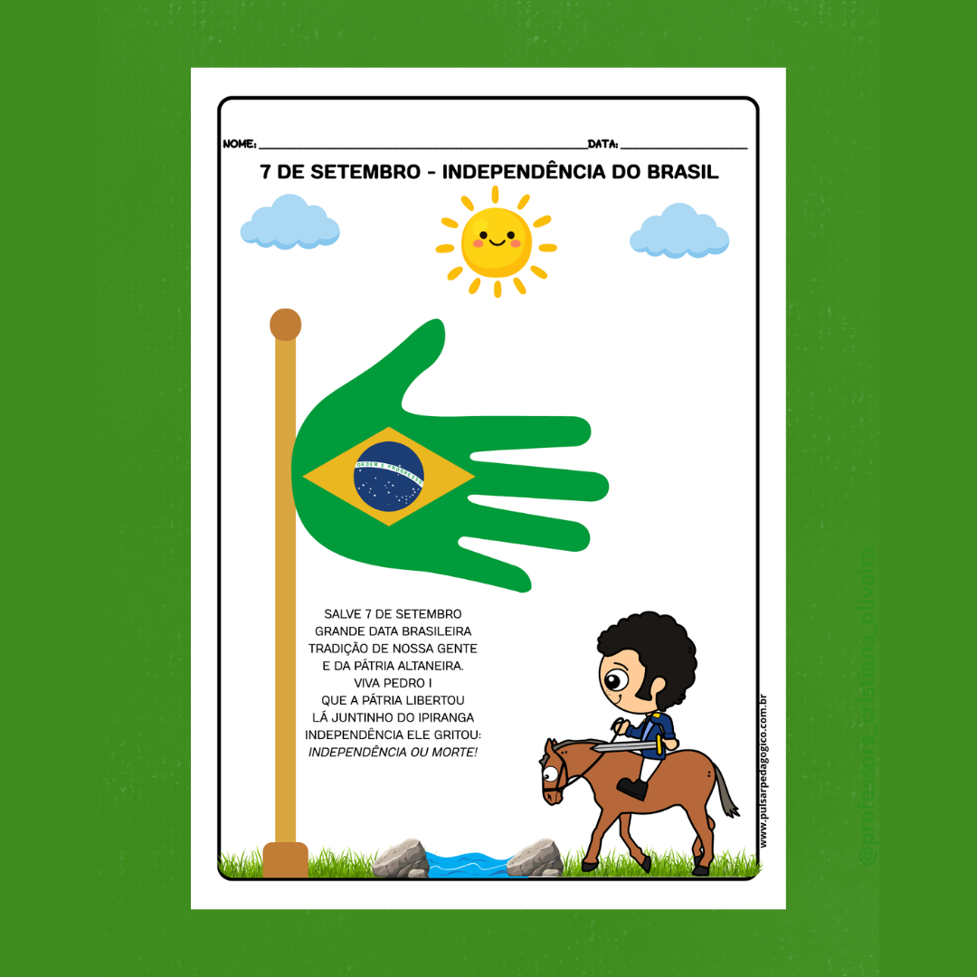 SEMANA DA PÁTRIA – BANDEIRA DO BRASIL